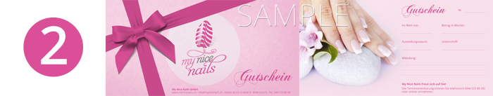 My Nice Nails voucher, design 2